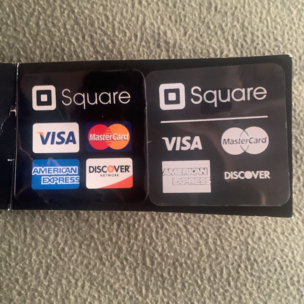 NIB Square card reader for mag stripe. Headset jack. White. Approx 1” x 1 3/4” - Picture 4 of 10